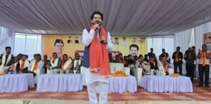 गाजणा क्षेत्र में हजारों समर्थकों के साथ राजदीप परमार ने निकाली जन आशीर्वाद संकल्प रैली